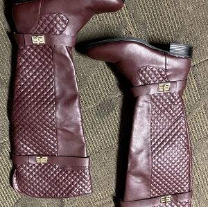 Redish brown knee high size 10 boots excellent condition
